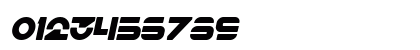 Flynn Italic Numeric Preview