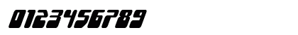 Force Majeure Super- Italic Numeric Preview