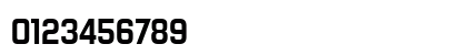 Forgotten Futurist Bold Numeric Preview