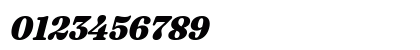 Fraunces 72pt S050 Black Italic Numeric Preview