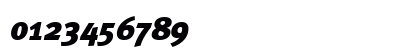 Meta Black Italic Numeric Preview