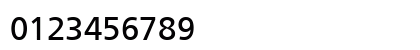 Frutiger LT Arabic 55 Roman Numeric Preview