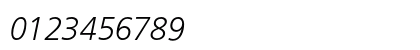 FrutigerNextLT Light Italic Preview