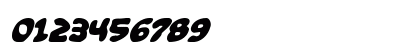 Funny Pages Italic Numeric Preview