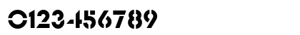 Futura Stencil ICG Regular Preview