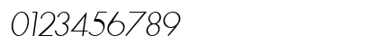 FutureLight Oblique Numeric Preview