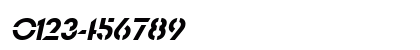 FuturistStencil Italic Preview