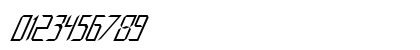 FZ DIGITAL 8 ITALIC Normal Preview