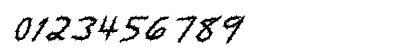 FZ HAND 11 SPIKED ITALIC Normal Numeric Preview