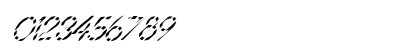 FZ JAZZY 34 STRIPED ITALIC Normal Preview