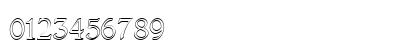 FZ ROMAN 23 HOLLOW Normal Numeric Preview