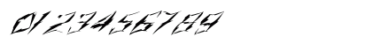 FZ WARPED 9 ITALIC Normal Numeric Preview