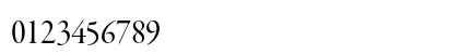 Garamond Premier Pro Display Numeric Preview