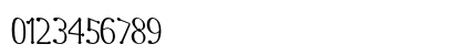 Garandrun Condensed Bold Numeric Preview
