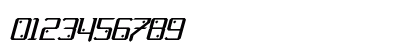 Gemcut Italic Numeric Preview