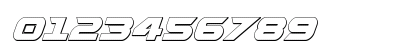 Gemina 2 3D Italic Numeric Preview