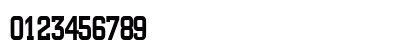 Geo 957-Condensed Bold Numeric Preview
