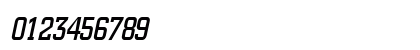 Geo 957-Condensed Italic Preview