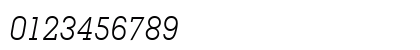 GeoSlabserifLight Italic Preview