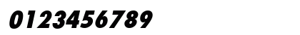 GermanCondensedX Bold Italic Preview