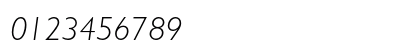 Gill Sans Light Italic Preview
