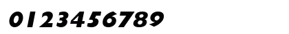 GillsBlack Oblique Numeric Preview