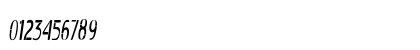 Globule Condensed Italic Preview