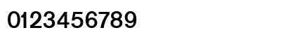 Gothic725 Bold Numeric Preview