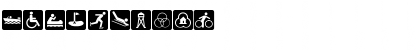 DNR Recreation Symbols Regular Font