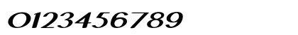 Graeble Extra-expanded Italic Preview