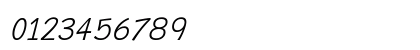 Grandstander ExtraLight Italic Numeric Preview