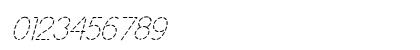 Grettle Italic Numeric Preview