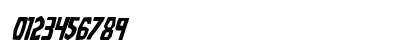Grim Ghost Italic Numeric Preview
