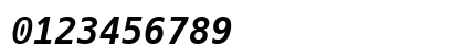 Hack Nerd Font Mono Bold Italic Numeric Preview