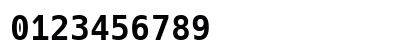 Hack Nerd Font Bold Numeric Preview