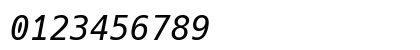 Hack Nerd Font Mono Italic Numeric Preview