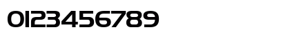 HandelGothic BT Regular Numeric Preview