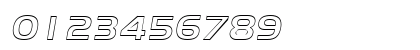 HandelOutline Oblique Numeric Preview