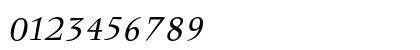Hawkhurst LT Std Regular Italic Numeric Preview