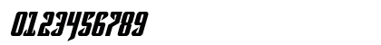 Hawkmoon Expanded Italic Expanded Italic Numeric Preview