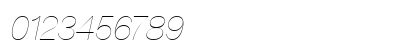 Thin Italic Preview