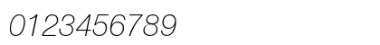 Helvetica Neue LT Std 36 Thin Italic Preview
