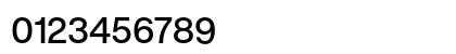 Medium Regular Numeric Preview
