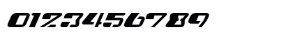 Hendockle Italic Numeric Preview