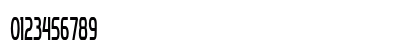 Hezia Extra-condensed Bold Numeric Preview
