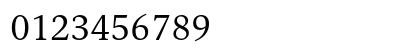 Hiragino UD Serif Std W4 Numeric Preview