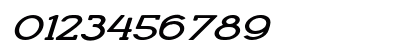 Horace Extra-expanded Italic Numeric Preview