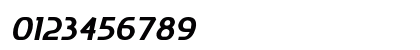 Horenthal Bold Italic Numeric Preview