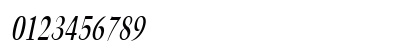 Horn-Condensed Italic Numeric Preview