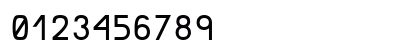 Hurmit Nerd Font medium Numeric Preview